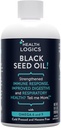 Sağlık Mantıkları Siyah Tohum Yağı | Omega 6 & Omega 9 | Saf Cold Pressed Black Cumin Tohum Yağı Respiratory, Digestive ve Immune Health | 6 fl ozz