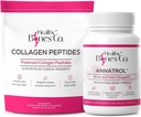 Annatrol Bone Support & FORTIBONE Collagen Peptides w/FORTIGEL, VERISOL και TENDOFORTE - Πλήρης Οστά, αρθρώσεις, δέρμα, νύχια, μεταβολική υποστήριξη 