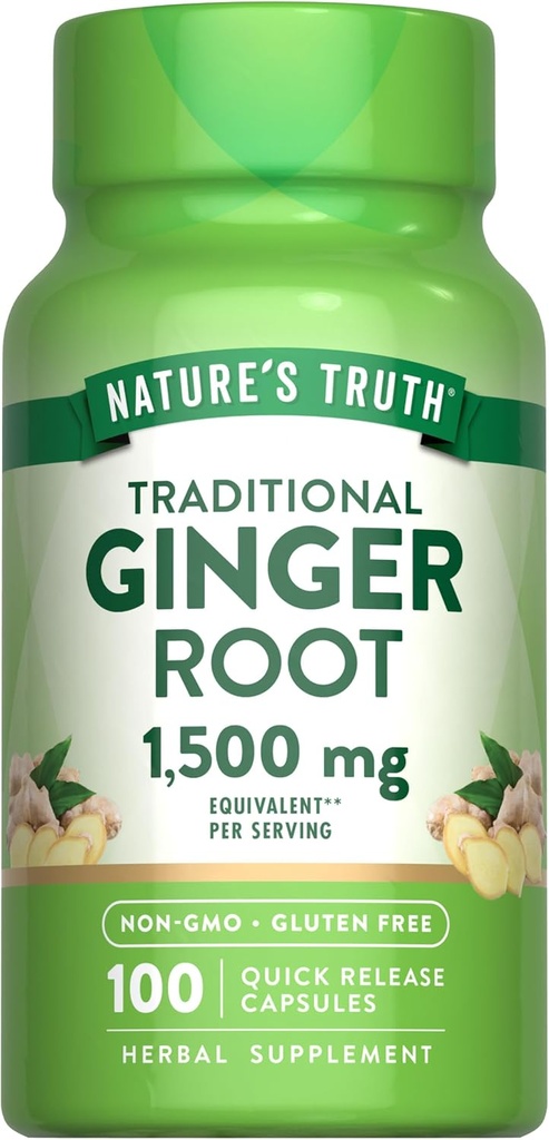 Nature's Truth Ginger Root Capses 
