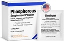 Phosphorus, 12 Packets, Diyetsel Supplements Tozu, sodyum Phosphate ve Pyum Phosphate, Fruit Flavored Phosphorous Supplement Toz for Electrolyte, Bone Health & Kidney Health