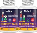 Nu Best Sche Tall 10 Tall | Çocuklar ve Gençler için Üst Büyüme Desteği | Gıda, Vitaminler D3 K2, Collagen & Herbs | Bone Strength, Focus & Development