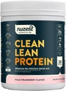 Nuzest - Pea Protein Toz - Temiz Lean protein, Premium Vegan Bitki Temel Protein Toz, Süt Ücretsiz, Gluten Free, GMO Free, Protein Shake (1.1 Pound) (1, Wild Strawberry)