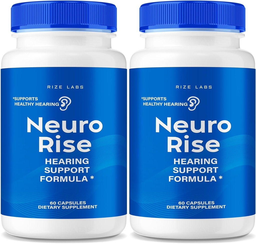Laboratuvarları - Nöro Rise Capsules, İşitme Desteği Tamam, Kulak Sağlığı için Gelişmiş Formula, Tinnitus & Gürültü Yardımı (120 Capsules)