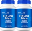 Laboratuvarları - Nöro Rise Capsules, İşitme Desteği Tamam, Kulak Sağlığı için Gelişmiş Formula, Tinnitus & Gürültü Yardımı (120 Capsules)
