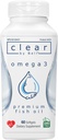 Bell Clear Pure Omega 3 Fish Oil Supplements, 2000 mg per Service - Burp Free Premium, Clean and Clear, No Fishy Taste and No Agains (burps), Cholesterol Free, GMO ve Allergen Free, 60 Softgels