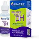 Alkazone pH'ı dengeliyor, Antioksis alkalin Mineralleri, Single 1.25 Oz Pack, Portatif, 10 tane alkali, alkali, antioksidan, Su, Unflavored, pH Balance, Hydration, Hydration
