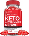 Justified Laboratories Keto Crave Keto ACV Gummies Extreme 2000MG Chem Crave Keto Gummies Advanced Formula Apple Cider Vinegar with Pomegranate Beet Juice B12 Vegan Non GMO 60 Gummys