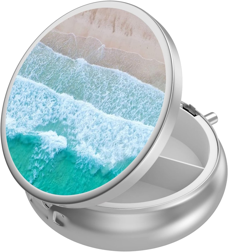 Küçük Pill Pockets & Purses için dava,Elegant Pill Box Büyük Bir Hediye Yapıyor,3 Karşılaştırmalı Seyahat Hekimliği Organize Mağazalar Progesterone,Capsule Pills, Ibuprofen, Vitaminler, Earrings Back-Sliver Beach