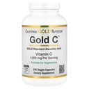 California Gold Beslenme Altın C USP Grade C Supplement - Immune Support & Mevsimlik Sağlık - Vejetaryen Dostu - Gluten Free, Non-GMO - 1000 mg - 240 Veggie Capsules