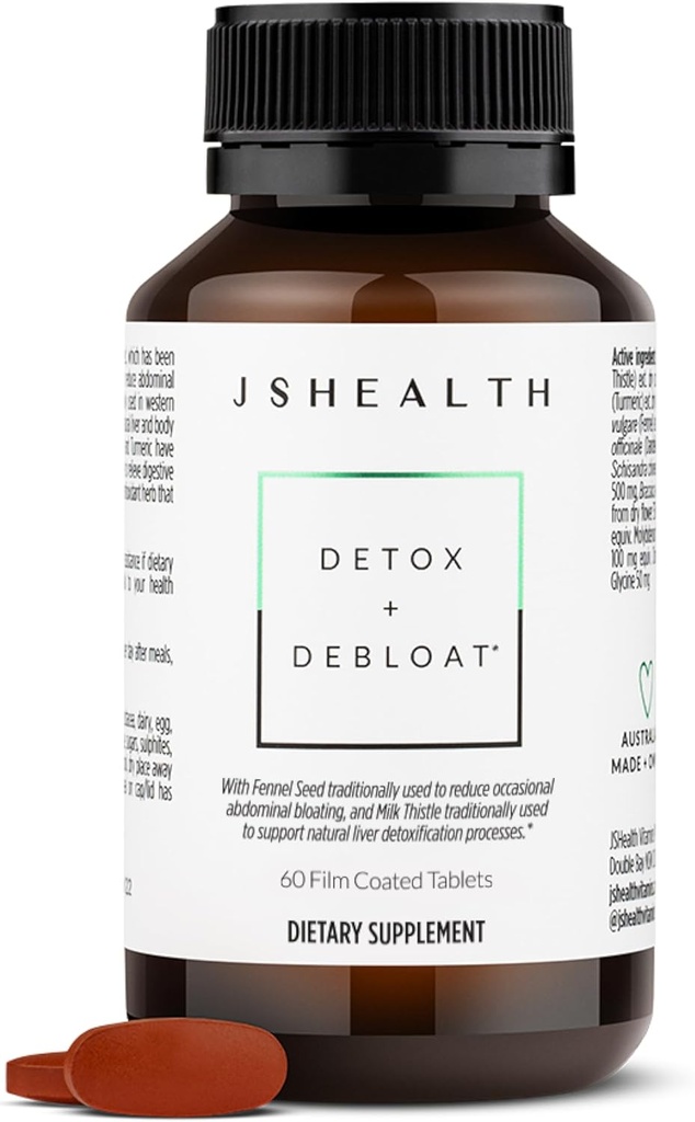 JSHealth Vitamins Detox and Debloat Liver Health Formula 