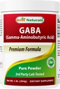 En İyi Doğallar GABA (Gamma Aminobutyric Acid) Pure Toz 1 Pound