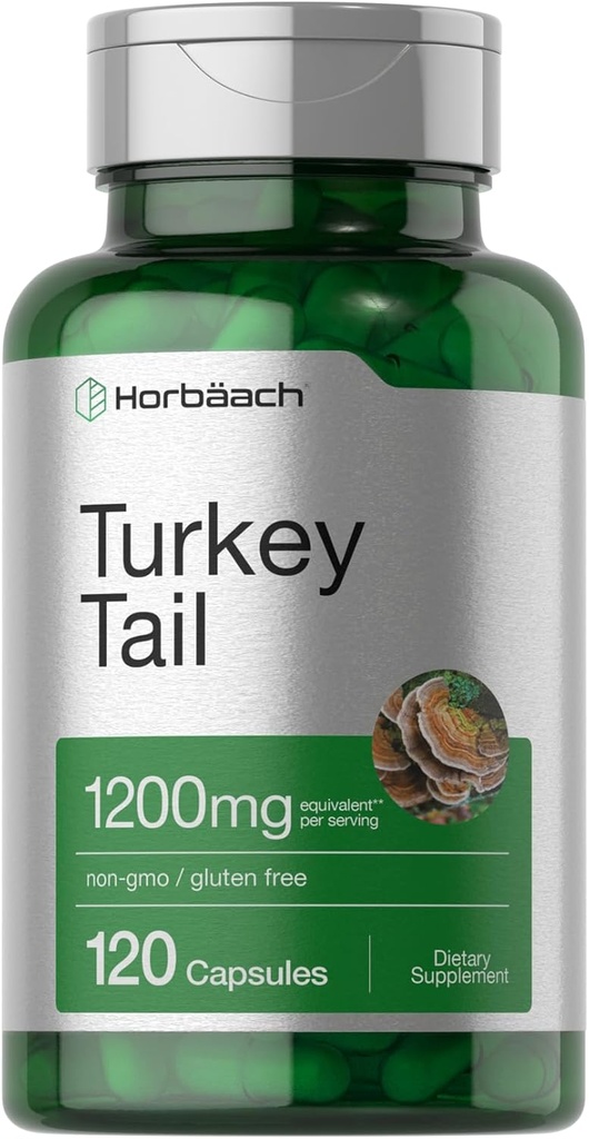Horbäach Τουρκία Tail Mushroom Κάψουλες 