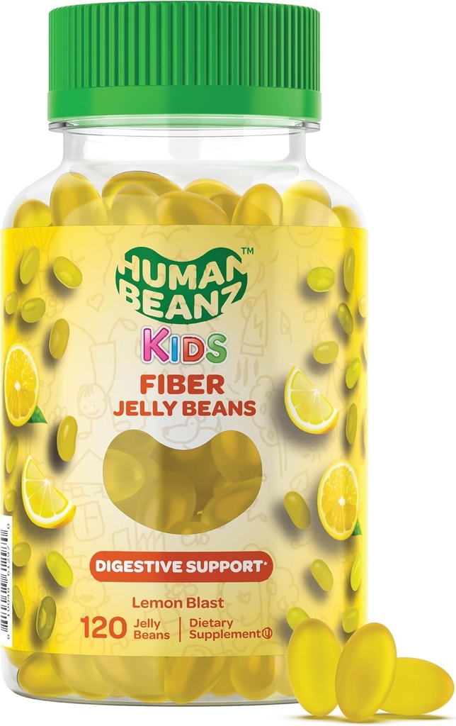 Φάιμπερ Jelly Bean Gummies για τα παιδιά, Fiber Συμπληρώματα για Digestive Υγεία, χορτοφαγικές ίνες Gummy 120 Jellybeans