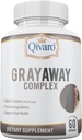 Gray Away Complex - Advanced Unisex συμπλήρωμα για φυσική αποκατάσταση μαλλιών χρώμα - αντιστροφή γκρι για άνδρες και γυναίκες - 60 κάψουλες