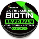 Erkekler için Biyotin Ayıd Balm - Ayılı ve Mustache için 2X Kalit - Temper Oil & Meadowfoam ile Organik Mustache Formları - Yüz Saç Büyüme Balm & Leave-In Durumer