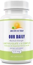 Η Καθημερινή μας Βίτες L-Methylfolate B Complex Cofactors & Essential Amino Acids (2,5mg) - Ενεργό φολικό άλας, μεθυλιωμένο B12 Methylcobalamin, B6 και Glycine - 60 Count
