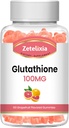 2 Pack Glutathione Collagen Gummies, Collagen Gummies with Vitamin C, Glutathione Supplement for Women, Hair Skin Nails Kas & Ortak, Anti-Aging, Vegan, Sugar Free Count, Grape Fruit Flavor, 120