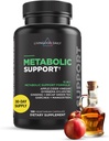 Women & Men, Metabolic Support (120 Vejetaryen Capsules) için Günlük Metabolism Branson - Metabolism Boost Supplement Supports Digestive & Heart Health - Non-GMO, Gluten-Free, & Vegan