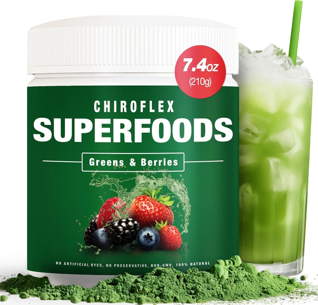 Total Tea Green Powder for Energy & Digestive Health with Turmeric, Amla Powder & Vitamin C - 30 Εξυπηρετήσεις