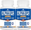 15in-1 Alpha GPC Supplement with Phosphatidylserine, Uridine, L-Theanine, Lion's Mane Mushroom, 120 Capsules