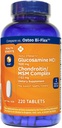 Üye Mark Triple Strength Glucosamine 1500 mg & Chondroitin MSM 1288 mg Tabletleri (1 şişe (220 tablet))