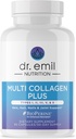 DR. EMIL NUTRITION Women's Multi Collagen Pills | Collagen Supplements | Destek Saç, Skin, Nails & Ortaklar | Hydrolyzed Collagen Supplements | Tipleri I, III, V & X | 90 Capsules