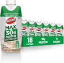 BOOST MAX Protein Shakes Ready to Drink - 30g High Protein Shake - Vanilla | Nutritional Drinks to Support Muscle Recovery After Exercise, 26 Vitamins & Minerals, 1g Sugar, 11 fl oz (Pack of 18)