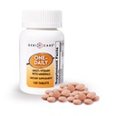 1-Daily Multivitamins with Minerals for Men & Women (100 Tablet) by BackCare| High-Potency Multi-Vitamin & Multimineral Diyetary Supplement for Immunity, Energy| Complete Daily Nutritional Support