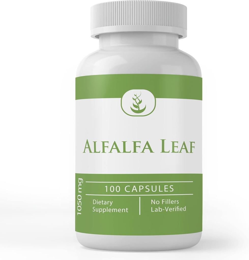 Pure Original Materialss Alfalfa Leaf, (100 Capsules) Her zaman Pure, No Wordss Or Fillers, Lab TY