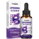 Liposomal Vitamin B Kompleksi Sıvı Sınırlama B Kompleks Vitaminleri Kadınlar için Tamamlandım Abhidrasyon Me12,B1, B2, B3, B5, B6,Folate, Biotin for Energy and Immune Support-2.0 ozune