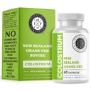 Εντερικό Fortitude 100% Grass Fed New Zealand Cows Κάψουλες Colostrum, Grassfed, Hormone Free, GMO Free, Optimal Gut Health and Immune System Support, Leaky Gut, IBD, 500 mg Κάψουλες, 60 CT