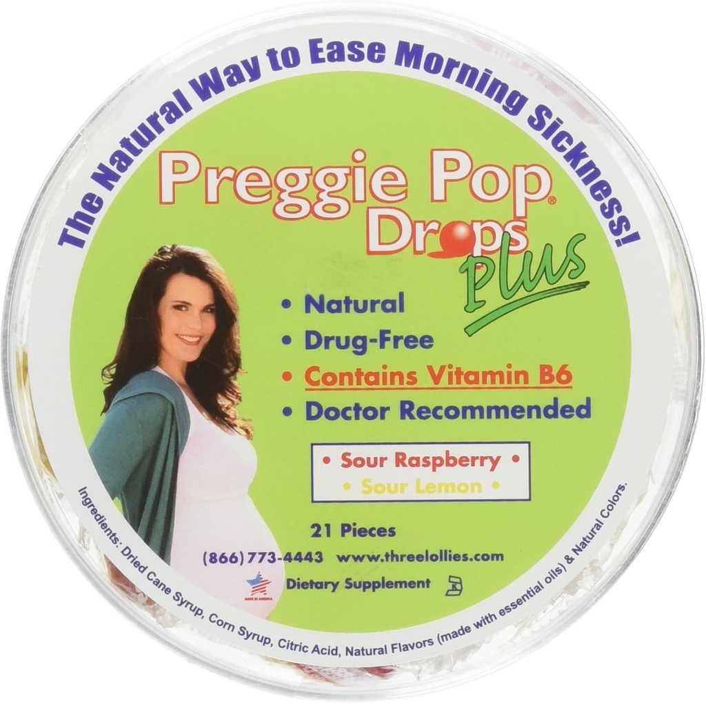Üç Lollies Preggie Drops + W/B 6 21 Ct