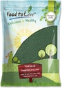 Gıda klorella Toz, 8 Pound - Kosher, Raw Green Algae, Vegan Superfood, Bulk, Pure Vegan Yeşil Protein, Vitaminler ve Minerallerde Zengin, İçilirler, Çaylar ve Parlaklar için Büyük,