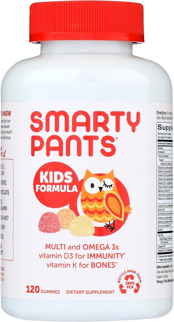SMARTYPANTS Kids 120 Gummies Tamamladı, 120 CT