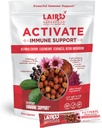 Laird Superfood Ενεργοποιήστε το συμπλήρωμα ανοσοϋποστήριξης Powder Drink, 1000 mg βιταμίνης C από Acerola Cherry, Elderberry, Echinacea και Reishi Mushroom, 7,75 Gram Stick, Συσκευασία των 10