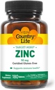 Ülke Yaşam Hedefi-Mins çinko 50 mg 180 Tablet - Immune Health için çinko Supplements - çinko 50 mg - çinko Destek