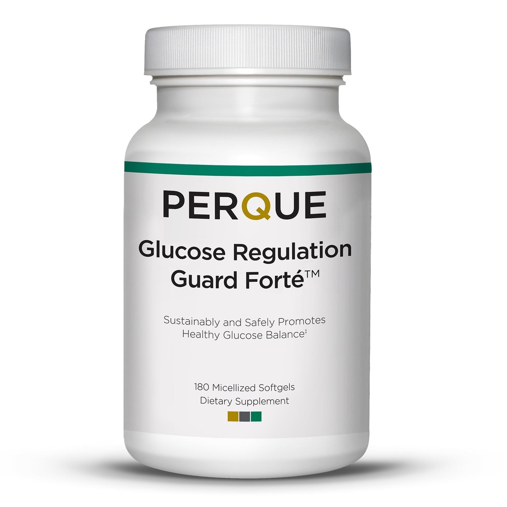 Φορτίο κανονισμού για τη γλυκόζη Perque - 180 Softgels by Perque