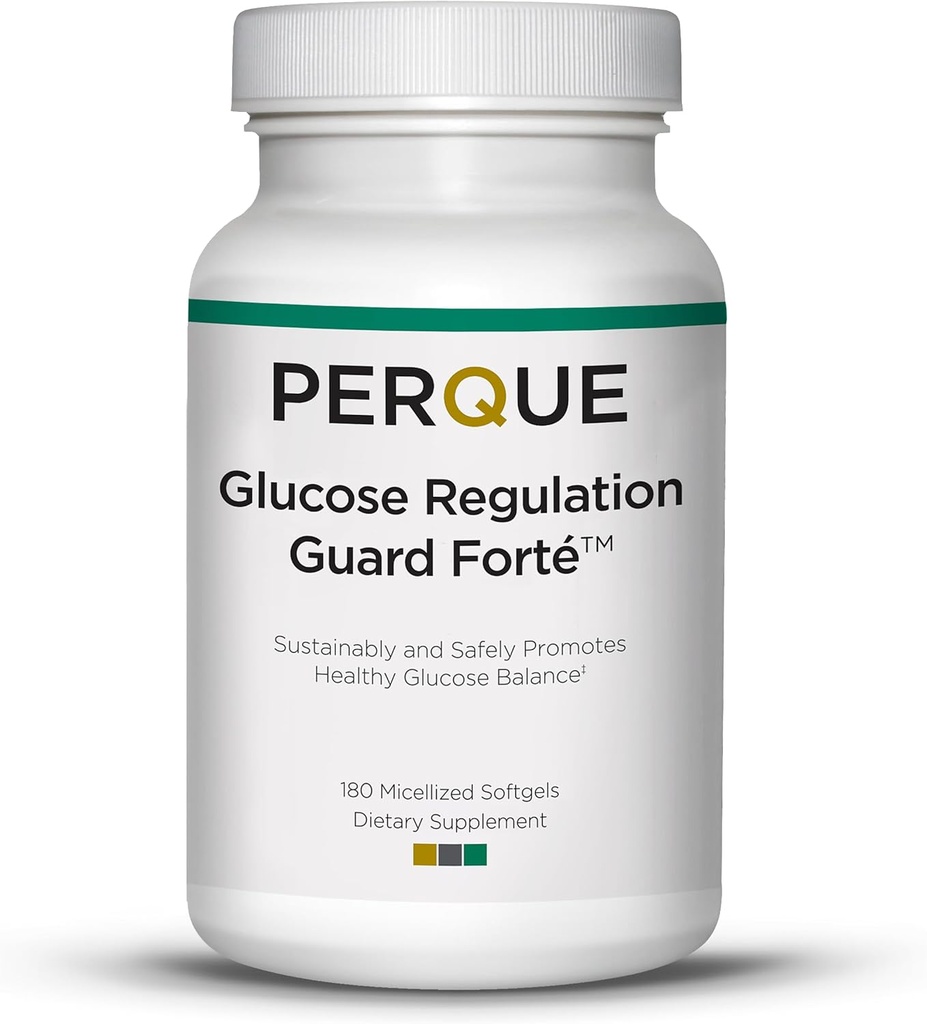 Perque Glucose Yönetmeliği Guard Forte - 180 Softgels Tarafından Perque