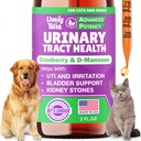 Doğal Köpek ve Kedi UTI, Cranberry & D-Mannose ile tedavi, Bladder, Kidney, Incontinence Destek, Köpekler için Sağlıklı Urinary Tract, En İyi Kedi Urinary Tract Enfeksiyon Tedavisi, Easy-Use Drops, 2 ozz