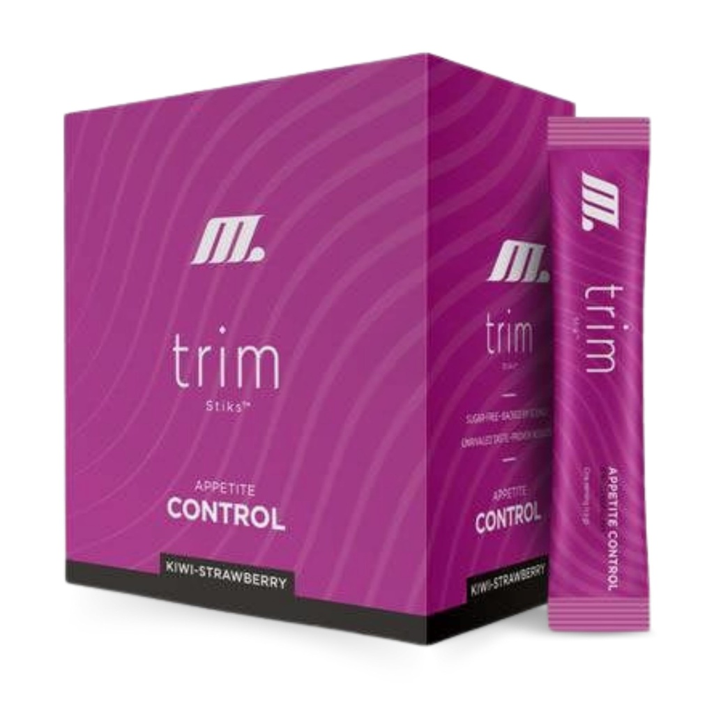 Youngevity Resmi Trim Stiks - Kiwi-Strawberry - Support Energy & Focus with Mood Boost - Bioperine & Theobromine Energy Toz - Appetite Support (30 Sticks)