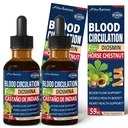 Kan Circulation Drops, Nitrik Oksit Kan Akışı, Basınç ve Kalp Sağlığı W/Horse Chestnut Ekstraksiyonu için Tamam. Castaño de Indias y Diosmina para la Circulacion y Varices. 4 oz