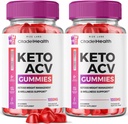(2 Pack) Citadel Health Keto Gummies - Citadel Health Keto ACV Gummies for Advanced Kilo Kayıp Vücut Güçleri için Hızlı Kilo Yitiricileri Apple Cider Vinegar Supplement Belly Fat (120 Gummies)