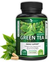 Potent Garden Green Tea Extract with EGCG Natural Energy, mental Focus, Immune Support, Antioksi ve Sağlıklı Kalp Formula, Non-GMO 120 Yeşil Çay Türlü Kapsüller