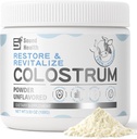 İnsan için Colostrum Tamam Toz - Gut Health için Organik Bovine Colostrum Supplement, Saç Büyüme, Immune Support - Unflavored (50 Hizmet)