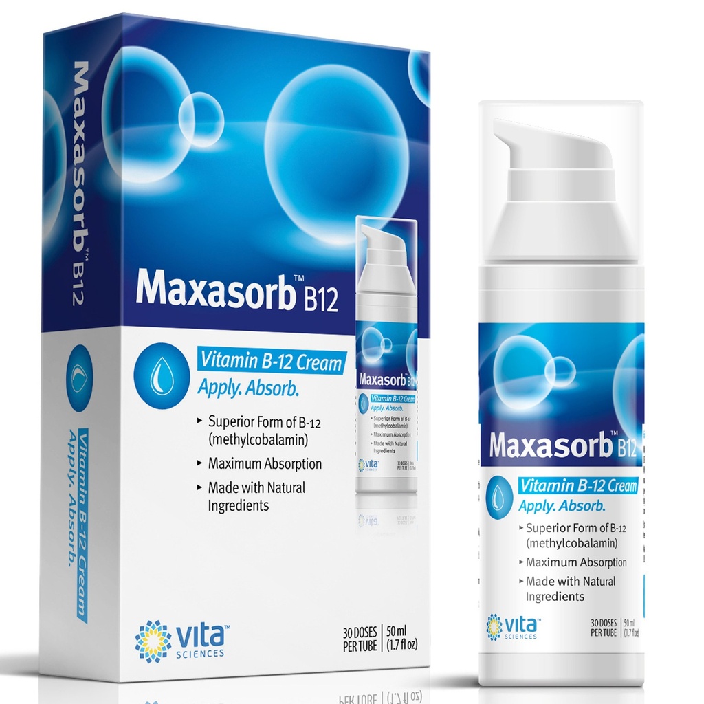 B12 Krem Me-12, Mecobalamin B12 1000 mcg Energy, Health & Vibrant Skin, Güçlü Topical B12 Skin Cream - Eczema & Psoriasis ile yardımcı olur. B12 Patch gibi enerji
