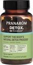Pranarom - Aromaboost Detox Herbal Supplement - Eliminates Toxins and Drains The Body - Milk Thistle and Zinc - Vitamins D3 and E - Lemon Essential Oil - 60 Count