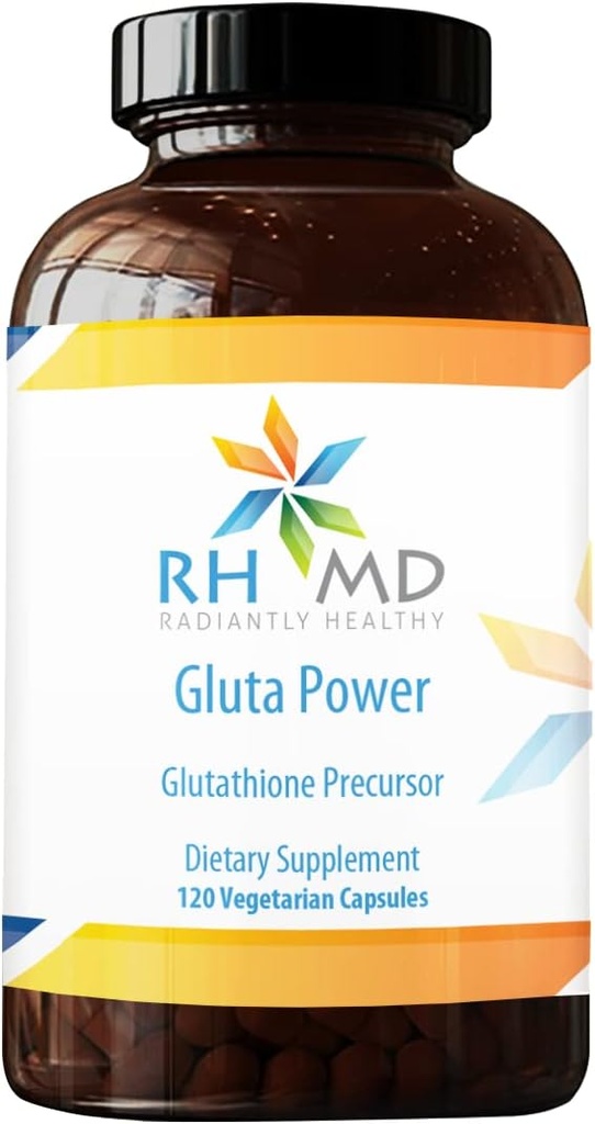 RHMD Gluta Power Glutathione Precursor Dietary Supplement 120 Χορτοφαγικές Κάψουλες
