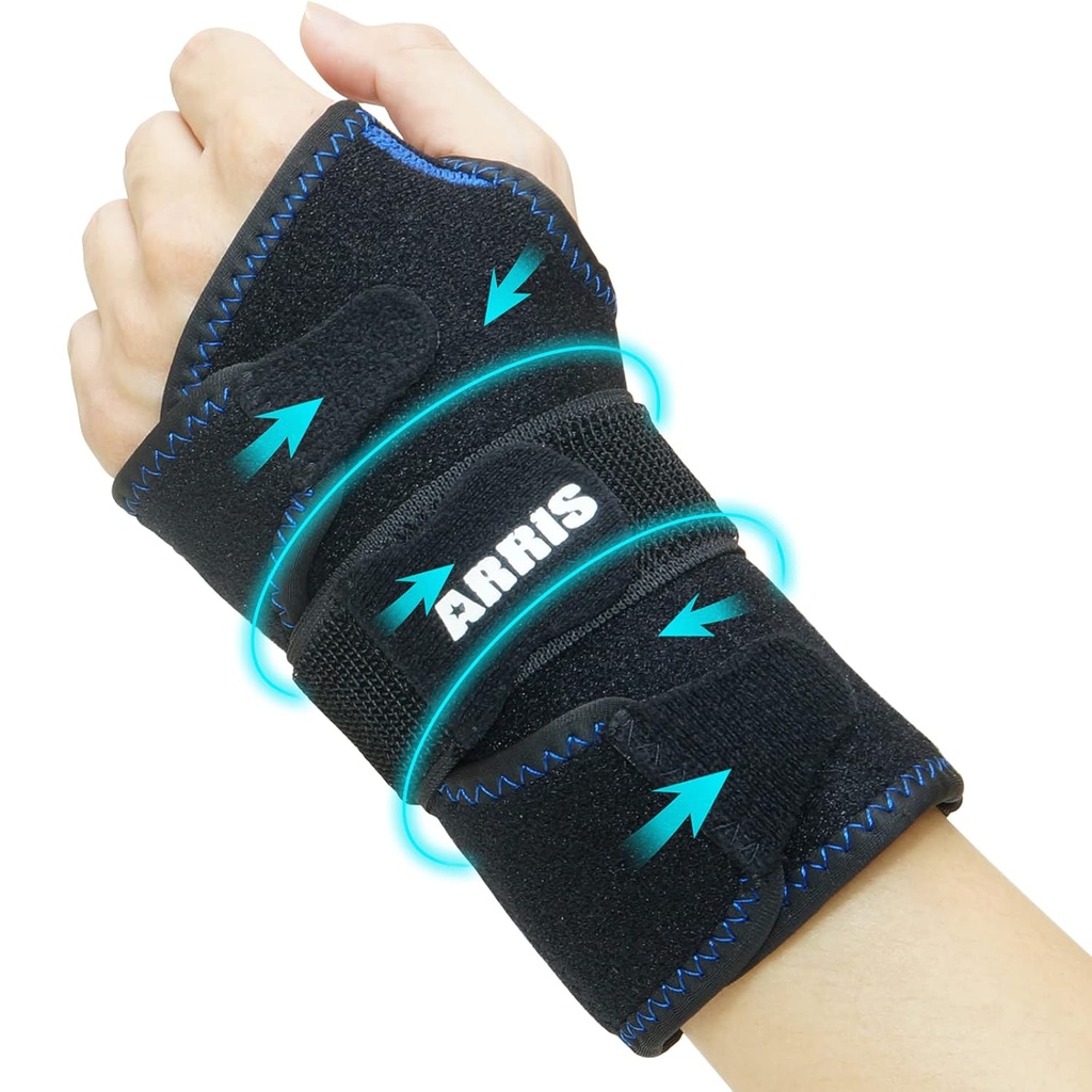 Carpal Tünel Yardımı için sert Buz Paketi - Hand Support Brace with 2 Reusable Gel Packs Hot Cold Compress for Rheumatoid Arthritis, Tendonitis, Sports Injuries, Swelling, Bruises & Sprates