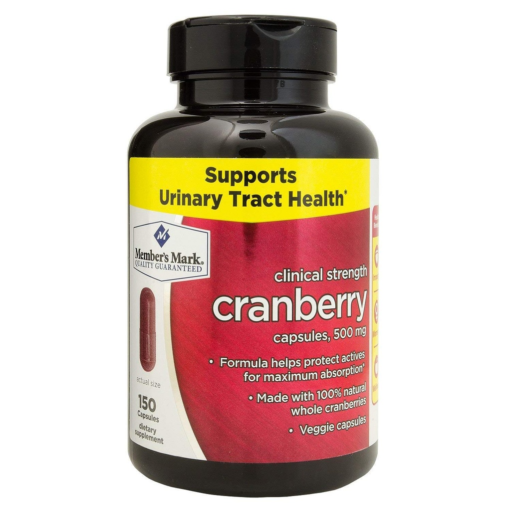 Üye Mark Klinik Strength Cranberry, 500 mg