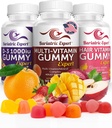 Bariatrik Multivitamin 3 Pack, Multivitamin Gummy 90 Chews. - D3 Gummies 90 Chew - Saç Vitamini 60 Chews.